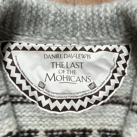 Cowichan Wool Cardigan Vintage Deer Handknit Last Of The Mohicans Small Medium - Picture 2 of 7